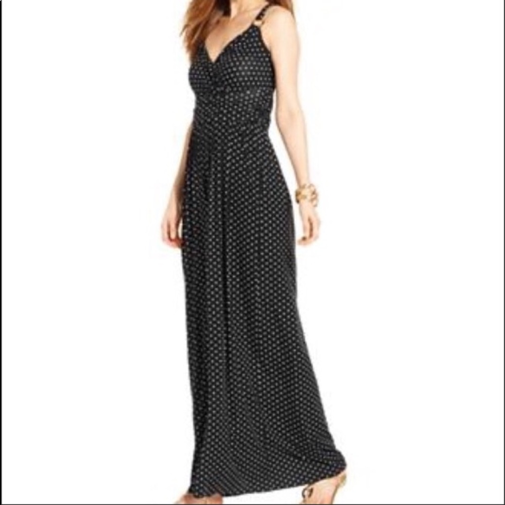 Vince Camuto Black & white polka dot size medium